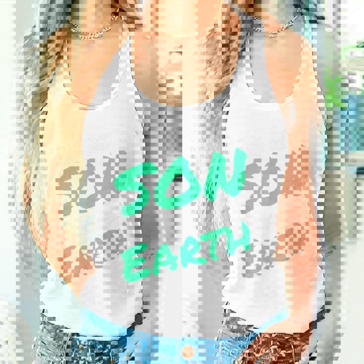 息子の男のための最高の息子の誕生日プレゼント Beston I Know On Earth タンクトップ