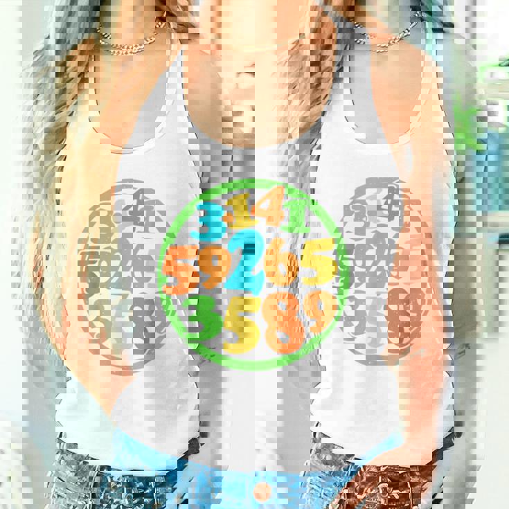 数字円周率ティー タンクトップ