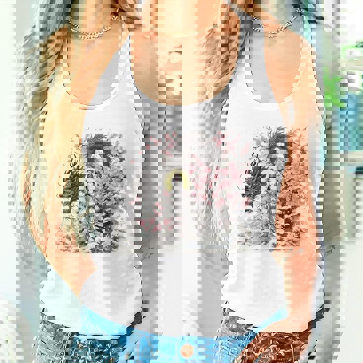 日本 浮世絵 観音菩薩 竜 桜 波 バックプリント 長袖tシャツ タンクトップ