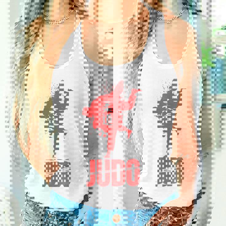 柔道着のクールな柔道tシャツ。 タンクトップ