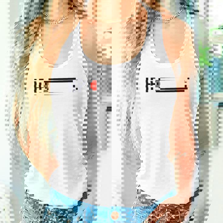 絶不調を伝える ピクセルアートパロディデザイン タンクトップ