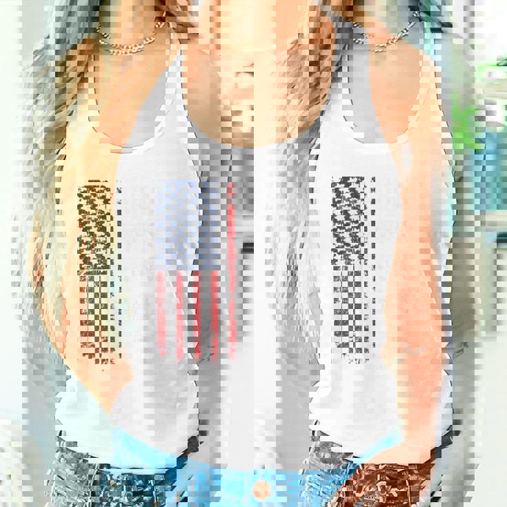 葉巻ウィスキーガン&フリーダム アメリカ国旗 7月4日 バック タンクトップ