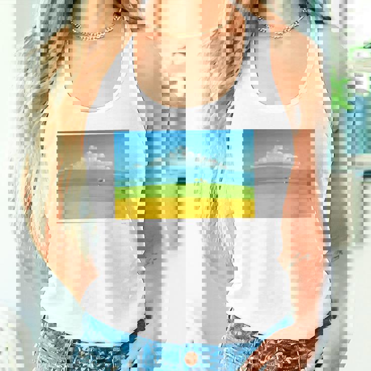 詩とメルヘン 葉祥明 トスカーナの祈り P3031 タンクトップ