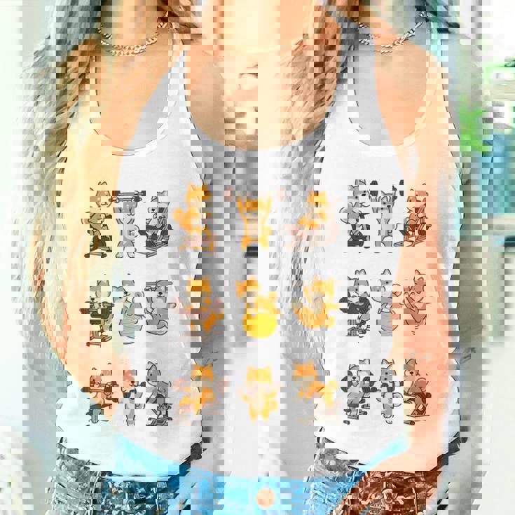 面白いtシャツ 柴犬 筋トレ ジム イヌ グッズ かわいい おもしろ 面白い 服 ネタ おもしろtシャツ タンクトップ