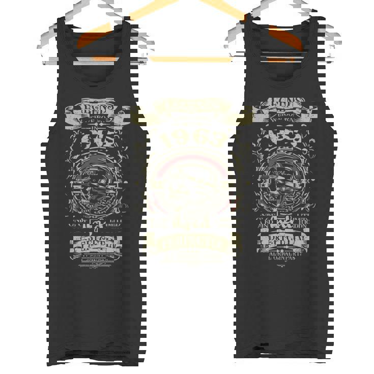 1963年 還暦 バイカー バイク レジェンド 誕生 長袖tシャツ タンクトップ