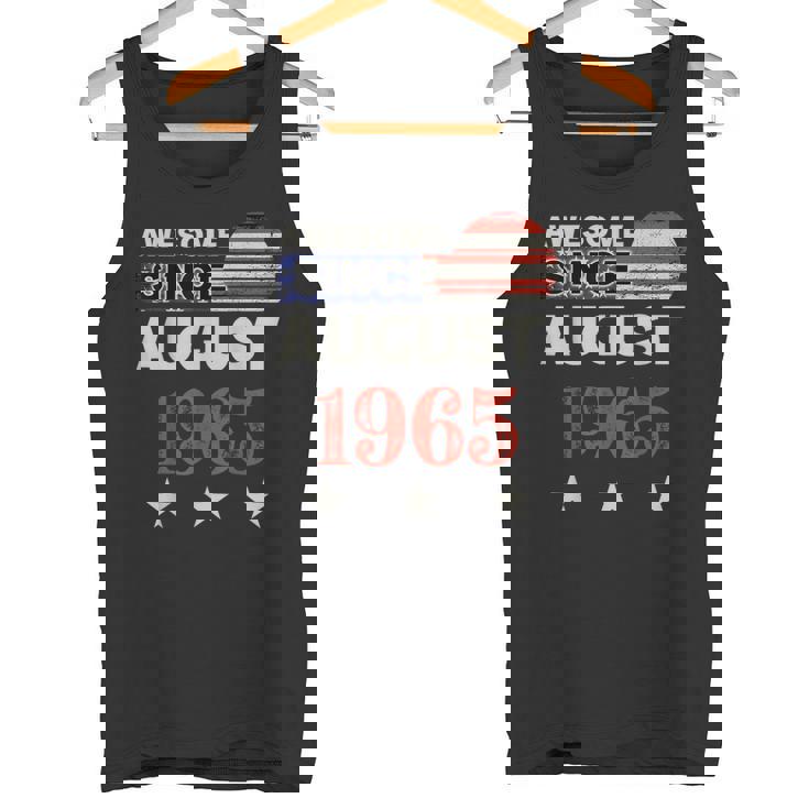 1965年以来素晴らしいヴィンテージアメリカ国旗クラシック1965年8月。 タンクトップ