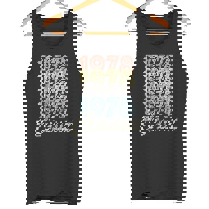 1978年 クラシック ヴィンテージ レトロ スタイル Born In 1978 タンクトップ