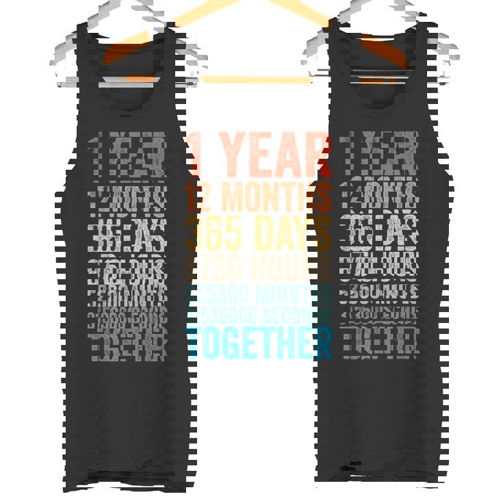 1年記念日 彼 彼女 カップル 1回目の結婚 タンクトップ