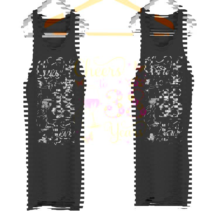 38歳、38歳の女王の誕生日、38歳の誕生日に乾杯。 タンクトップ