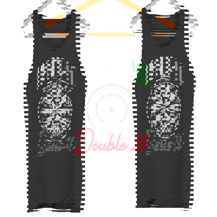 40歳の誕生日ダーツプレーヤー 40歳ダーツ タンクトップ