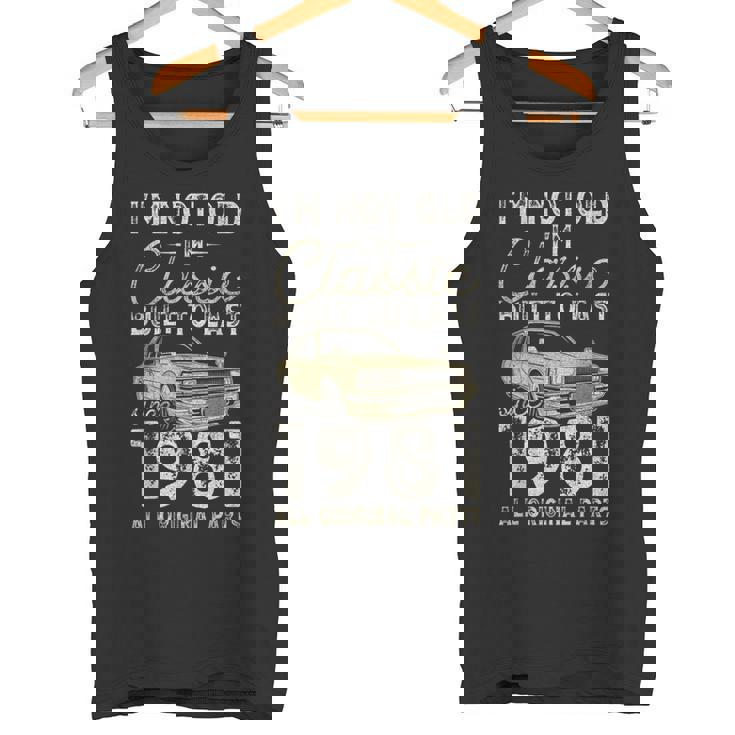 45 歳の誕生日、1981 年以来、クラシックカー、45 歳 タンクトップ