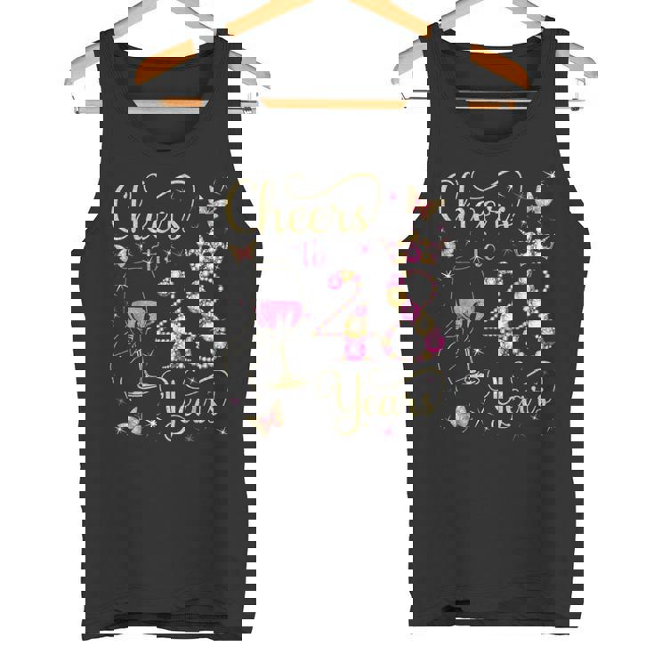 48歳、48歳の女王の誕生日、48歳の誕生日に乾杯。 タンクトップ