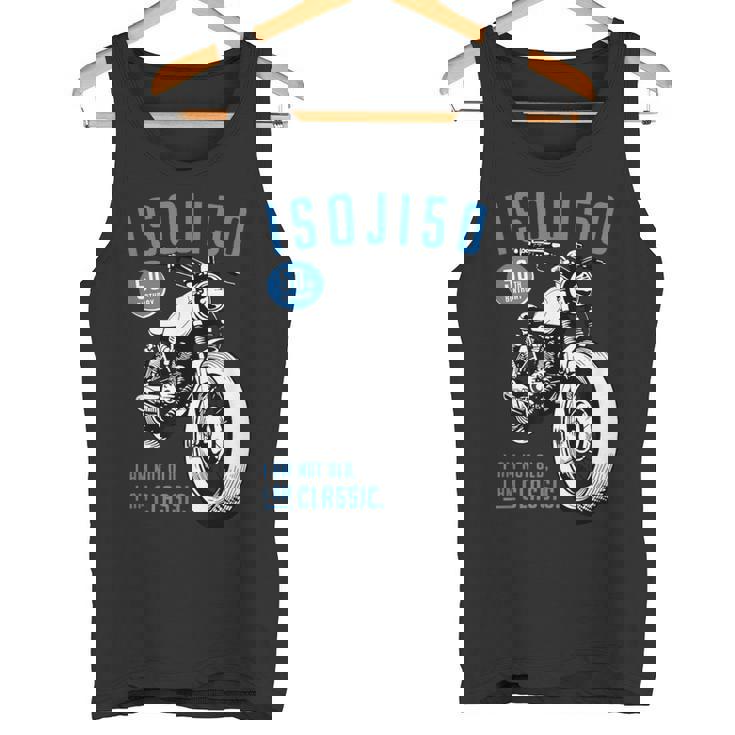 50歳 早寿お祝い 五十路 バイク好き 車好き クラシックバイク I'm Not Old I'm Classic タンクトップ