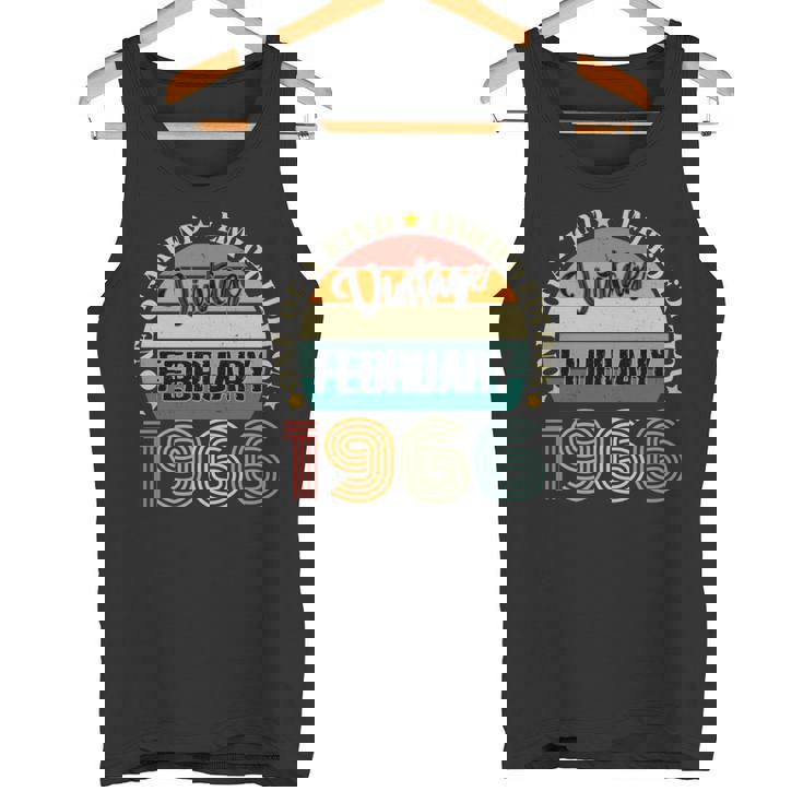 58歳 ヴィンテージ 1966年2月 58歳の誕生日 レトロ 長袖tシャツ タンクトップ