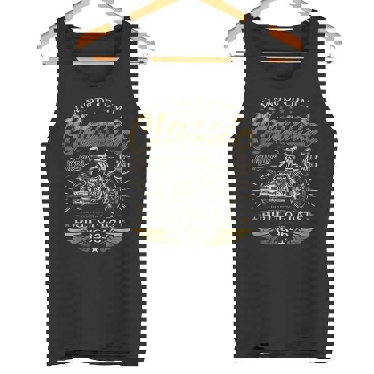 61 歳の誕生日男性オートバイ バイクに乗る人 1965 タンクトップ