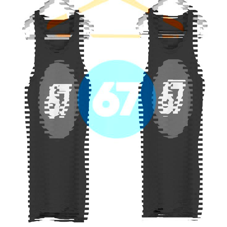 67 歳の誕生日番号 67 バルーン 67 歳の誕生日 タンクトップ
