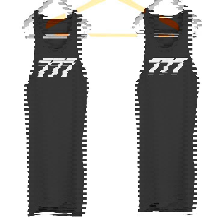 777 旅客機飛行機 Avgeeks タンクトップ