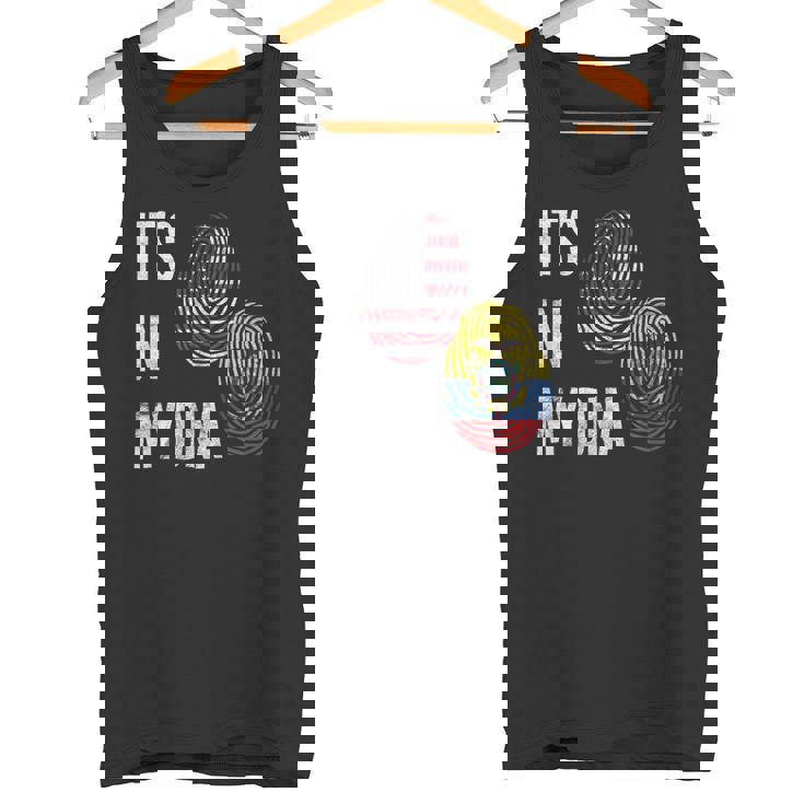 America American USA Ecuador Ecuadorian It's In My DNA Flag Tank Top