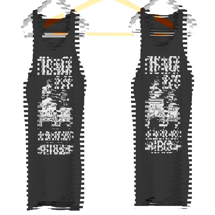 ATV Four Wheeler Mom Plays In Dirt With Her Kids Fun Tank Top Tank Top