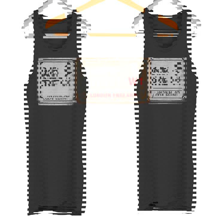 Bakertreet W1 London England Old Rustedstreet サインtシャツ タンクトップ