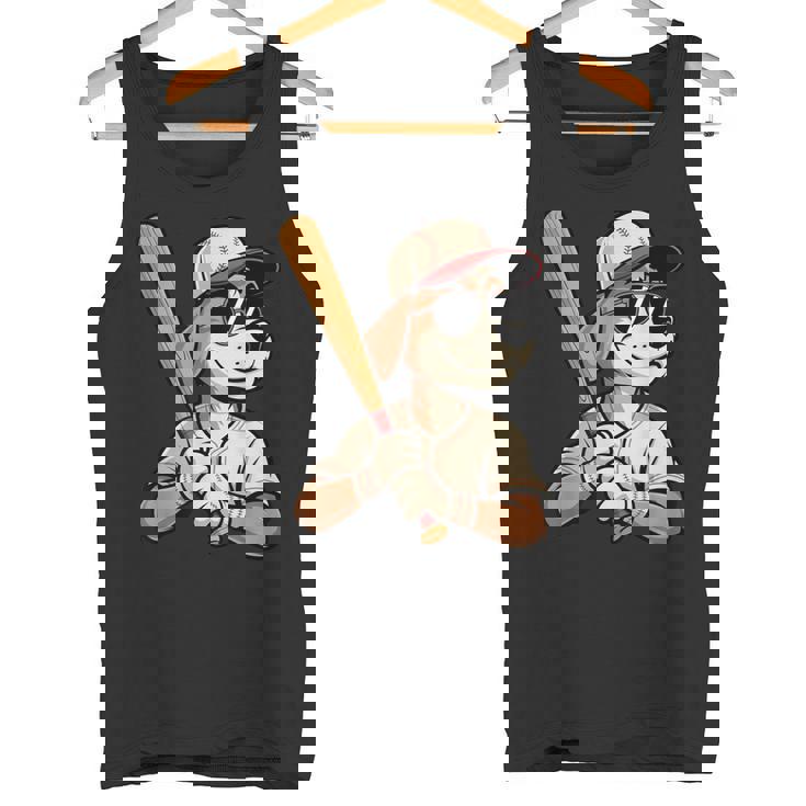 Beagle Baseball Dog Lovers Sports Player Tee Tank Top