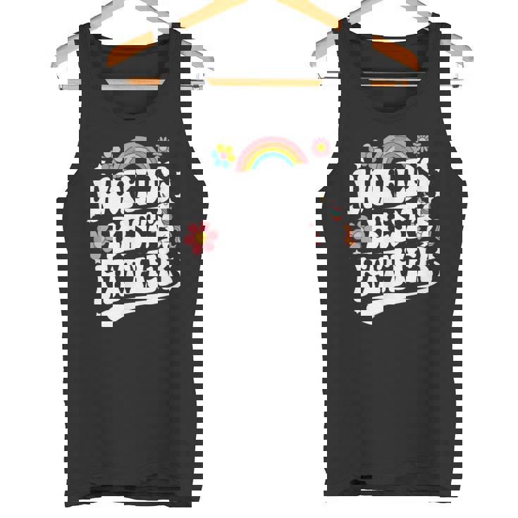 Words Best Father Pink Father’S Day タンクトップ