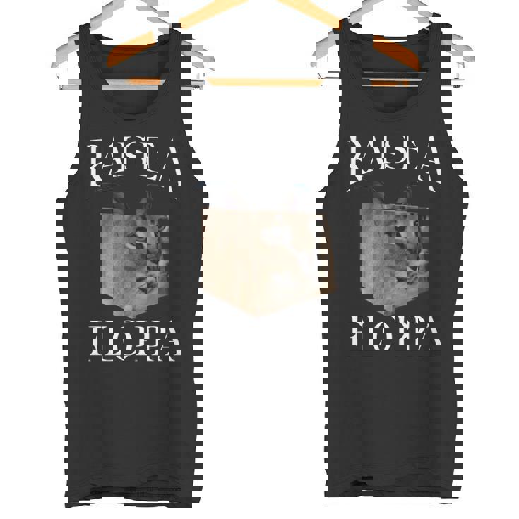 Big Floppa カラカルキャットミーム Raise A Floppa 長袖tシャツ タンクトップ