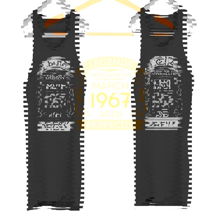 Birthday Legends Were Born Ins March 1967 タンクトップ