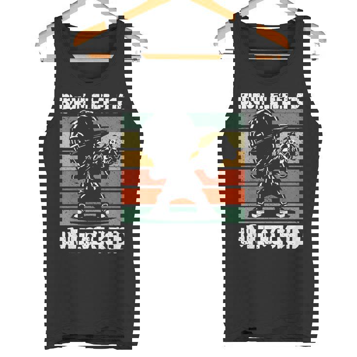 Bruh Nivel 16 Desbloqueado 16 Años Niño 16 Cumpleaños Dabbing Boy Camiseta sin mangas