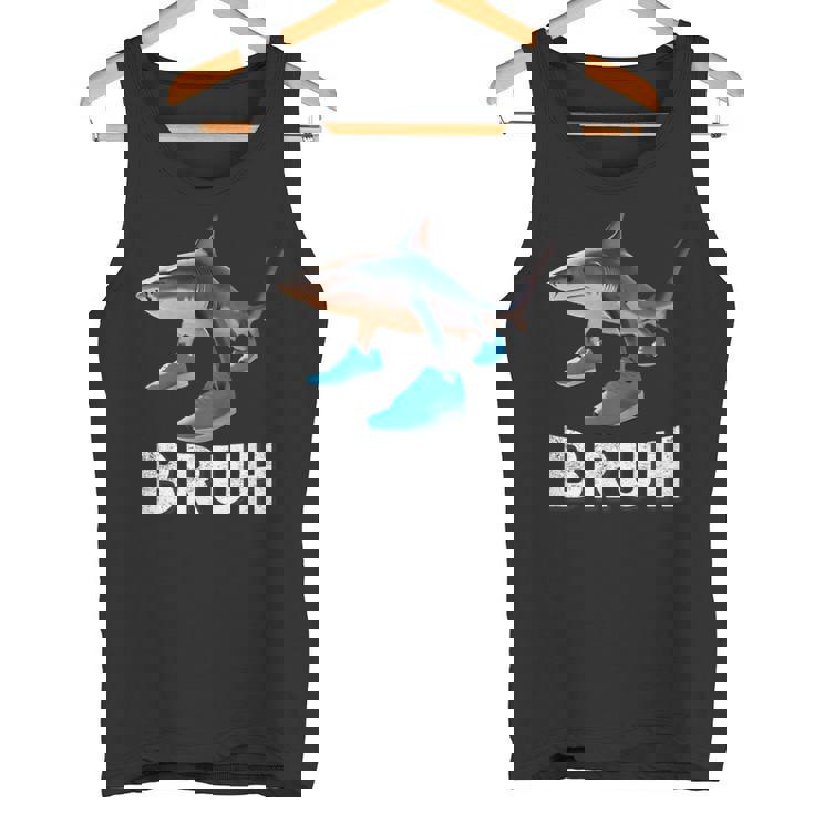 Bruh Sneaker Shark Meme Tralalero Tralala Tank Top