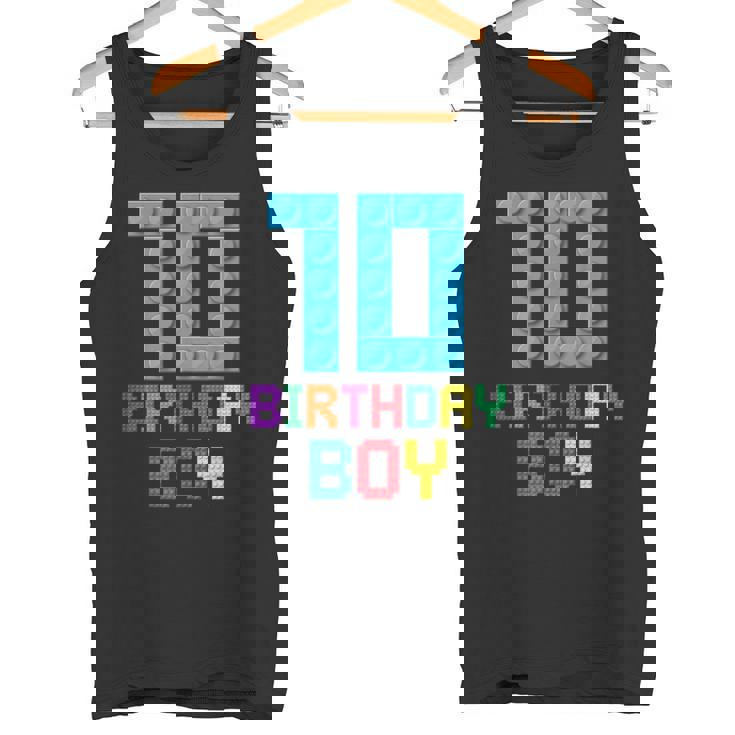 Building Bricks 10歳の誕生日 男の子 10年 マスタービルダー タンクトップ