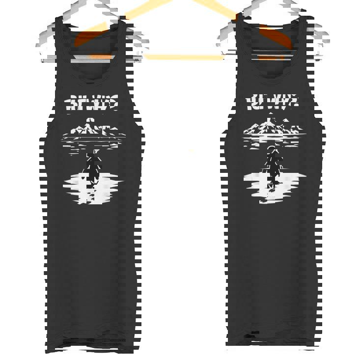 But Why Penguin Mountains Cute タンクトップ