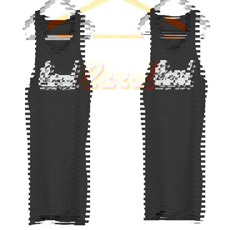 Carol アイデア レトロ ファーストネーム ヴィンテージ キャロル タンクトップ