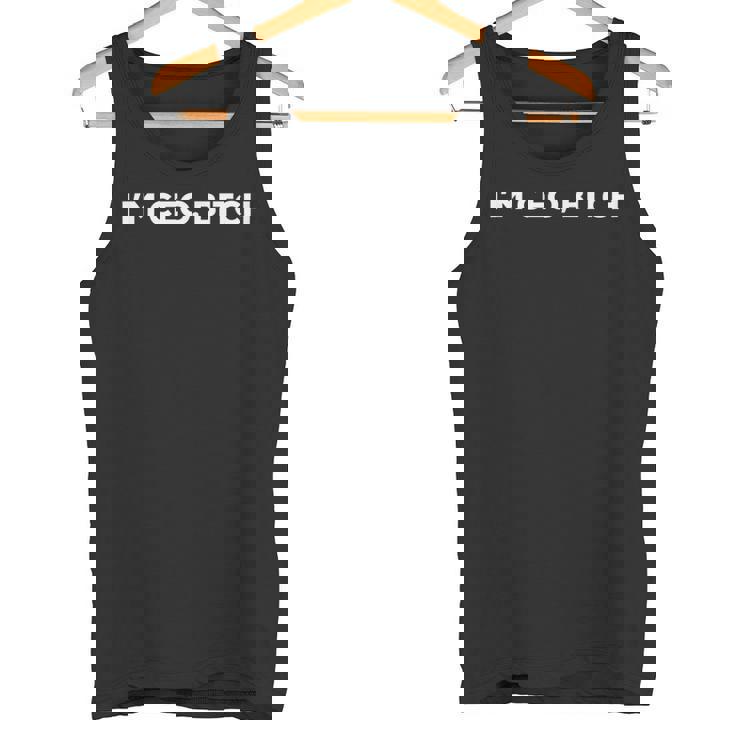 Im Ceo Bitchtart Up タンクトップ