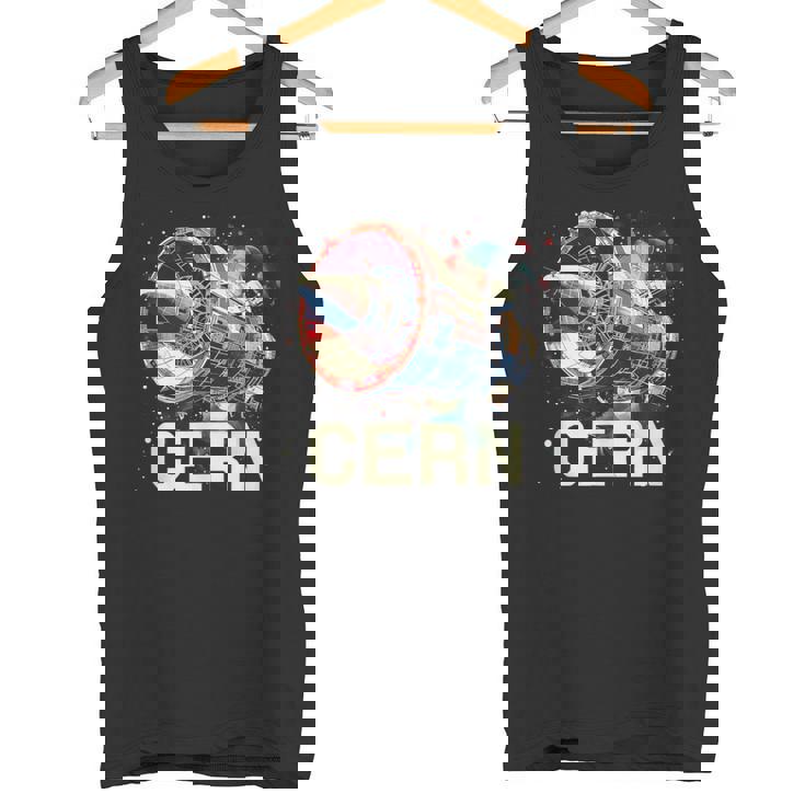 Cern 大型ハドロン衝突型加速器 レトロ素粒子物理空間 タンクトップ