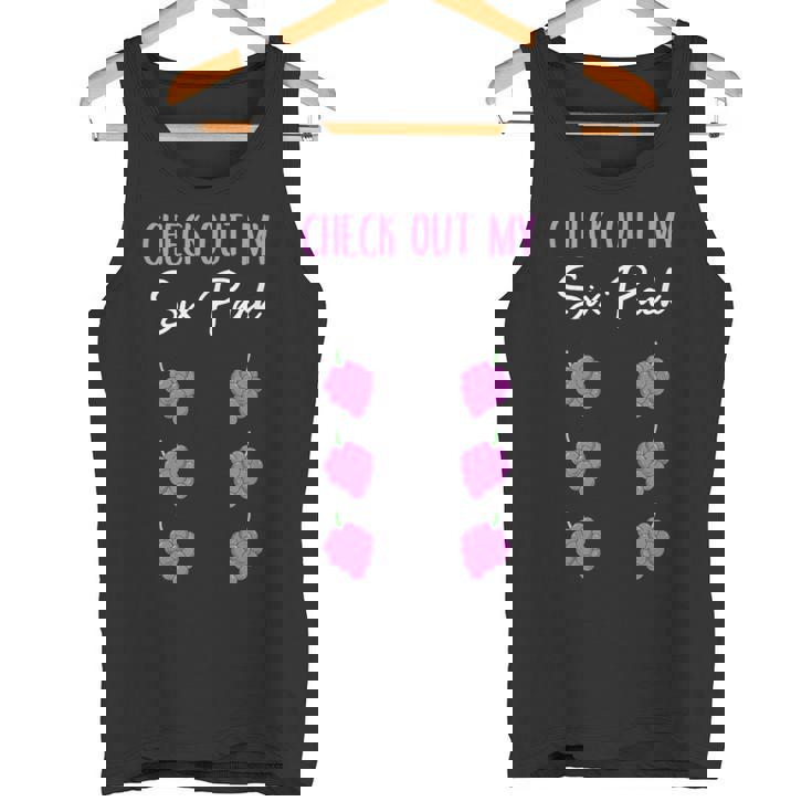 Check Out My 6パック ブドウ柄 タンクトップ