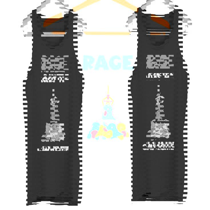 Claw Machine Rage Against Claw マシンスキル アーケードゲーマー タンクトップ