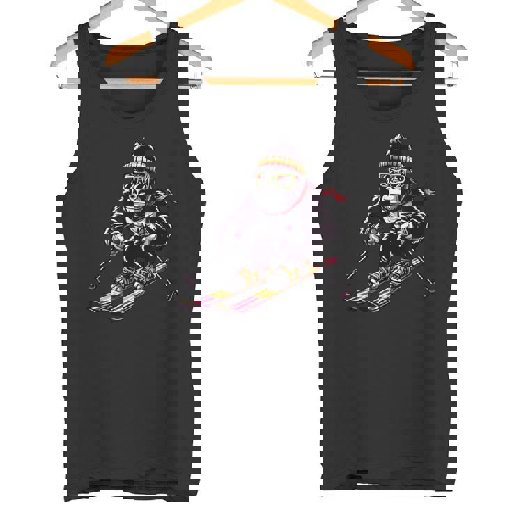 Comic Gorilla スキーヤー スキー タンクトップ