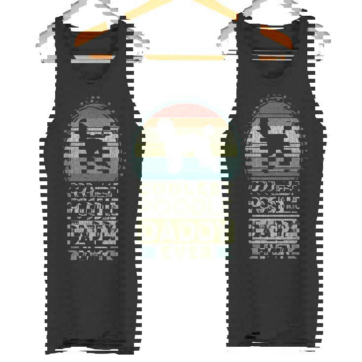 Coolest Poodle Daddy Ever Father's Day Dad タンクトップ