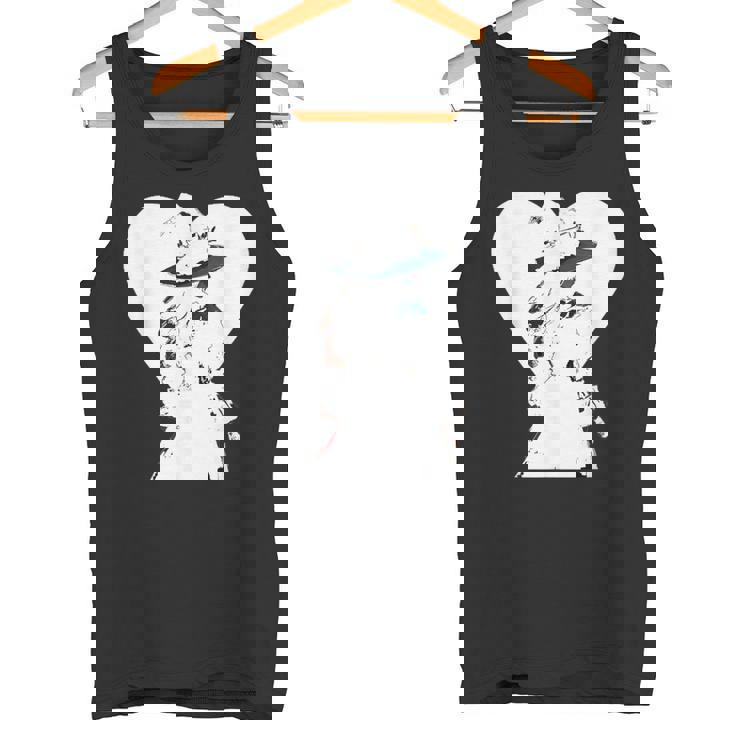 Corazón De Una Bruja Blanca Camiseta sin mangas