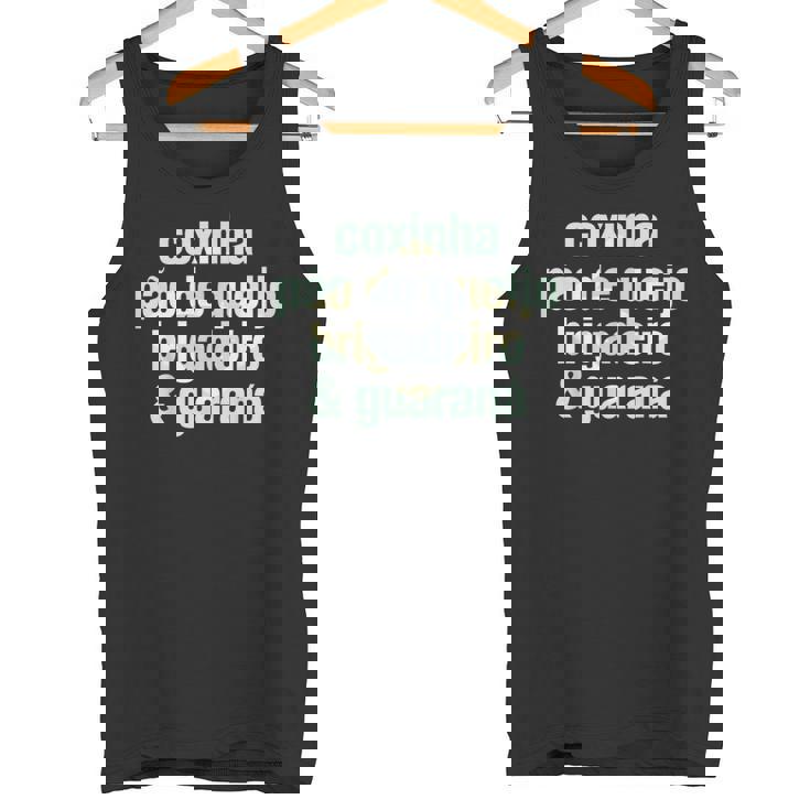 Coxinha Pao De Queijo Brigadeiro & Guarana ブラジル料理 タンクトップ