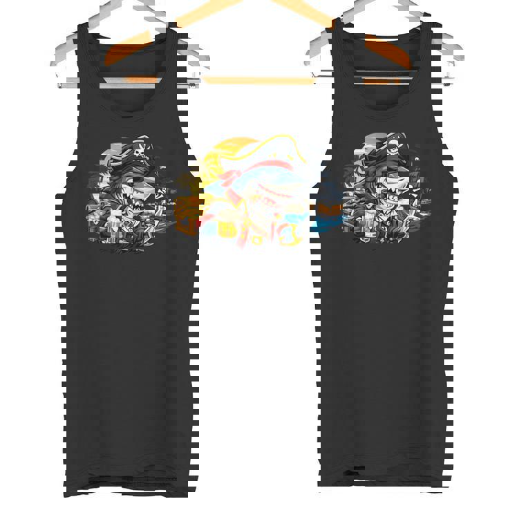 Dads Piratehark グラフィック 漫画 海 アドベンチャーシャツ タンクトップ