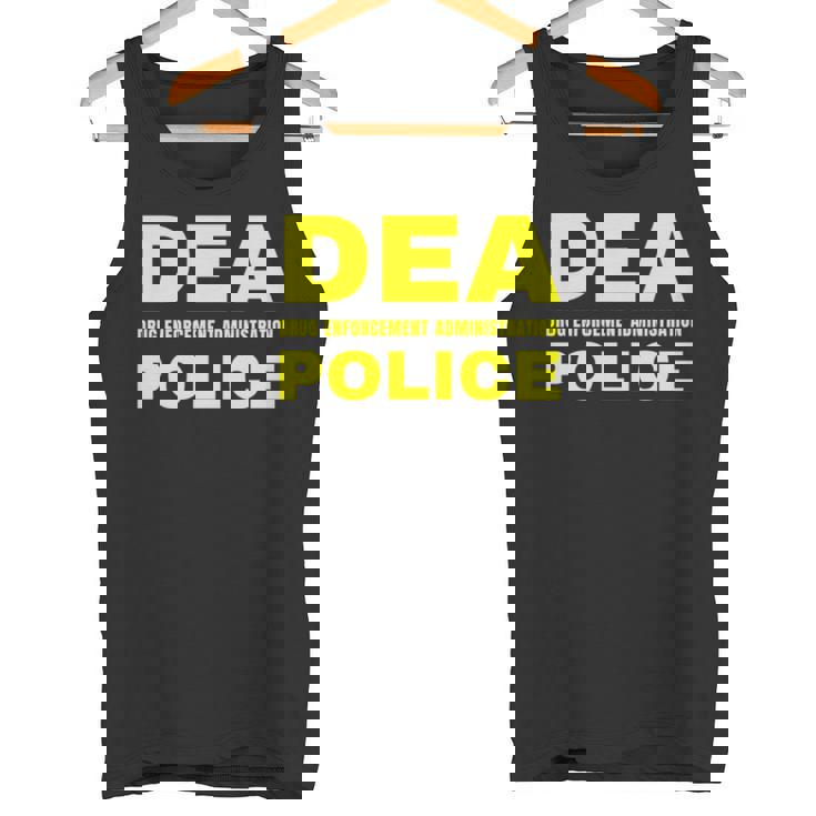 Dea 警察官 麻薬取締局 フロントプリント 長袖tシャツ タンクトップ