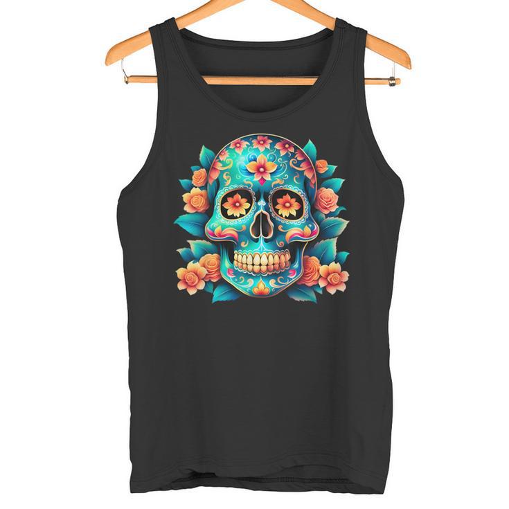 Dia De Los Muertosugarkull Chemise Dia De Los Muertos Débardeur e