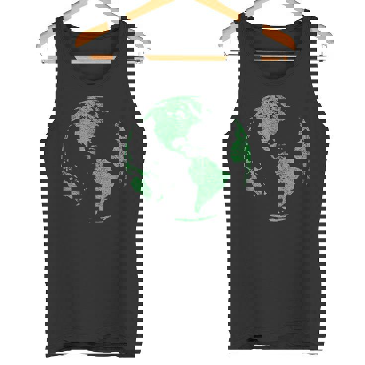 Earth Dayave Our Planet Climate Change 地球儀 世界地図 タンクトップ