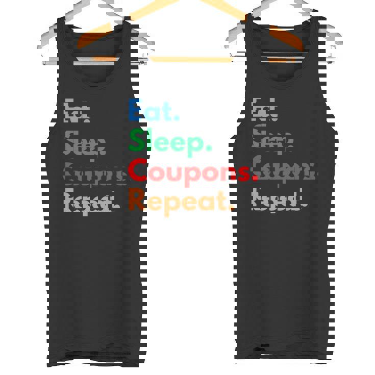 Eatleep クーポンリピート クーポンコレクター&クーポン愛好家 長袖tシャツ タンクトップ