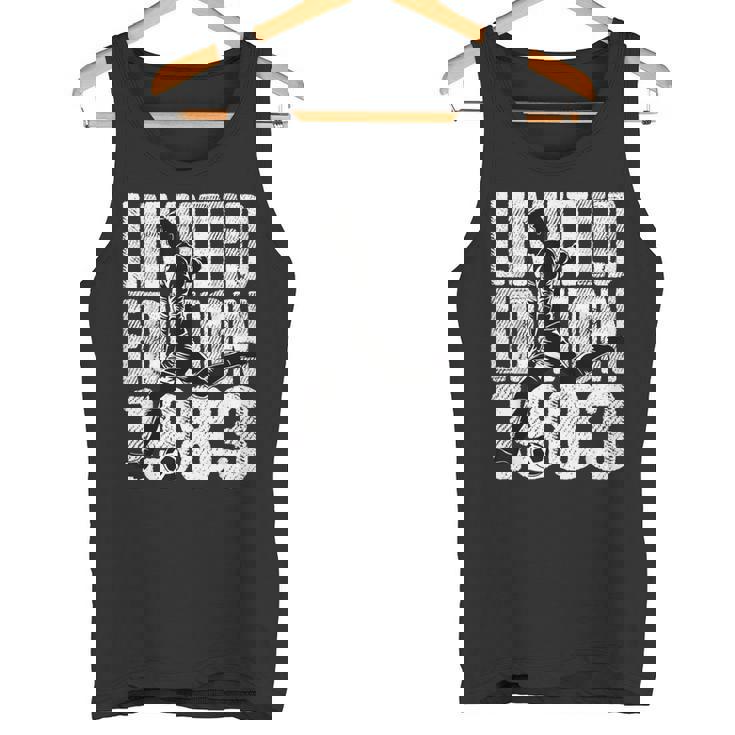 Edición Limitada 1983 Edición Limitada Fútbol Cumpleaños Camiseta sin mangas