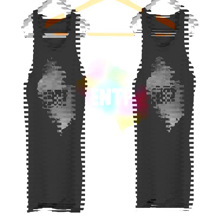 Entp Extrovert Myers Briggs パーソナリティタイプ 水彩画 タンクトップ