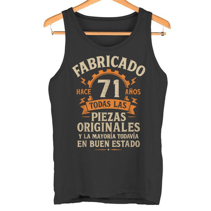 Fabricado Hace 71 Años Divertida Regalo 71 Cumpleaños Hombre Camiseta sin mangas