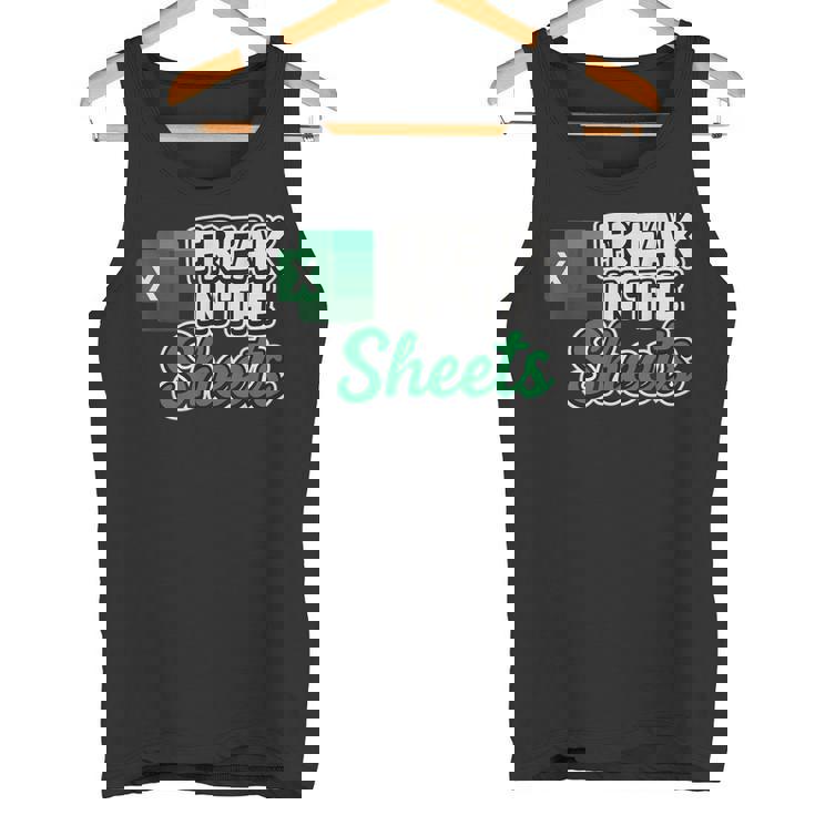 Freak In Theheets Accountant preadsheet Excel タンクトップ